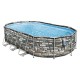 Piscina Bestway steel comfort pietra 610x366x132